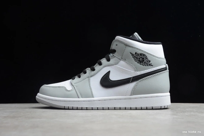 Rep Mid Smoke AIR 1 Jordan Light 554724-092 Grey 0701